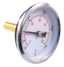 temperature gauge with 1/2" npt well