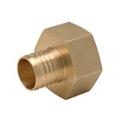 1-1/4" crimp x 1-1/4" fpt adapter