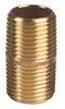 Red Brass 3/8" x 1" Close Nipple