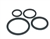 Compression 1/2" O Rings - PK10