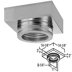 8" Duratech Flat Ceiling Support Box