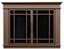 Hamilton Bronze Fireplace Doors Small