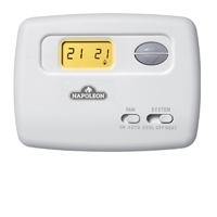 1H/1C Non-Programmable Thermostat - Horizontal