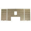 3pc Premium Fire-Tek™ Firebrick Set for Breckwell P22 and P4000