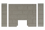 3pc Premium Fire-Tek™ Firebrick set. Fits St Croix® Afton Bay FS