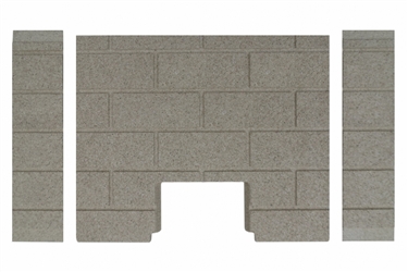 3pc Premium Fire-Tek™ Firebrick set. Fits St Croix® Afton Bay FS