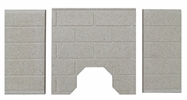 3pc Premium Fire-Tek Firebrick set. Fits St Croix Hastings