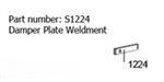 Heartland Oval Damper Plate Weldment