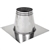 VA-F05F - 5"Ventis Class-A All Fuel Chimney, Galvalume, Vented Standard Flat Flashing