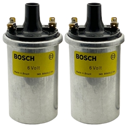 12 13 1 243 452, 12 13 1 244 142, 12131243452, 12131244142,Bosch super 6 volt coils, bosch 6 volt coils, 6 volt coils, Moto Guzzi ignition coils, 3.0 ohm ignition coil, 3 ohm ignition coil, 3.0 ohm coil, 12 13 1 351 584, 12131351584, 0 221 124 001, 022112