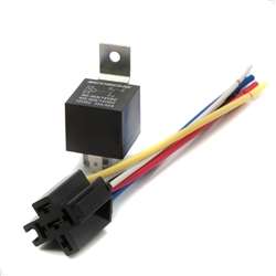 30 amp; 40 amp; SPDT; Universal; 12 volt; relay; wire plug; harness; electrical; Automotive; Motorcycle; socket; 130904677196; SPDT