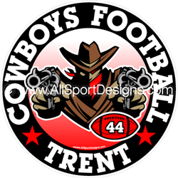 Bandit car window football stickers clings decals & magnets