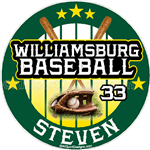 baseball car stickers clings decals & magnets