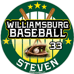 baseball car stickers clings decals & magnets