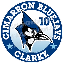 Bluejay stickers clings decals magnets yard signs