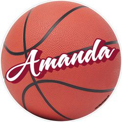 basketball clings stickers decals & magnets