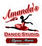 dance stickers decals clings & magnets