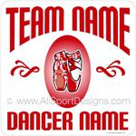 dance stickers decals clings & magnets