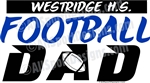 Football DAD car sport stickers decals magnets