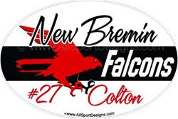 Falcon Hawk Car Window Decals Stickers Magnets Wall Decals