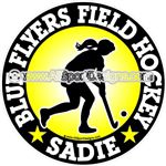 Field hockey window sticker cling decal magnets