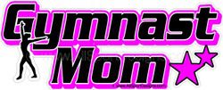 Gymnast MOM stickers clings decals & magnets