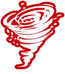 Tornado Storm helmet sticker decals