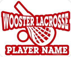 lacrosse window sticker decal & magnet