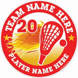 lacrosse decals stickers clings & magnets