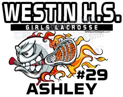 lacrosse window sticker decal & magnet