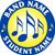 Band music note car window sticker decals magnets