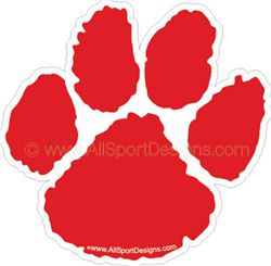 Paw Print Window Decals Stickers Magnets Wall Decals