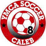 soccer window sticker decal clings & magnets