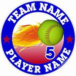 softball window stickers decals clings & magnets