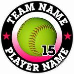 softball window stickers decals clings & magnets