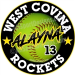 Softball Car Decals Magnets & Yard Signs