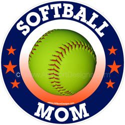 softball car window sticker decal magnet wall decal