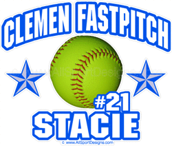 softball stickers clings decals & magnets