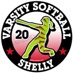 softball window stickers decals clings & magnets