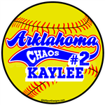 softball stickers clings decals & magnets