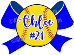 softball stickers clings decals & magnets