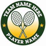 tennis window sticker decal & magnetic decal