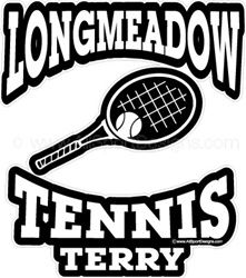 tennis window sticker decal cling magnet wall decal