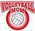 volleyball stickers clings decals magnets