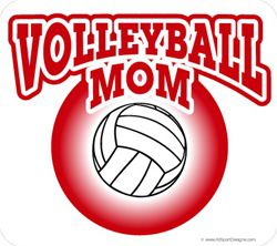 volleyball stickers clings decals magnets