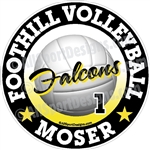 Volleyball Car Decals Magnets and Yard Signs