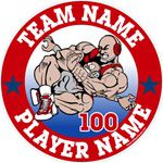 wrestling window sticker decal clings & magnets