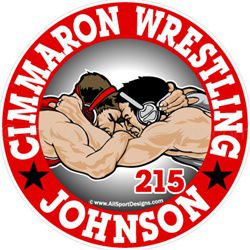 One of the more intense wrestling car stickers