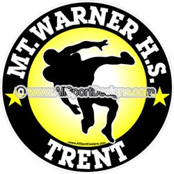 wrestling window stickers decals clings & magnets