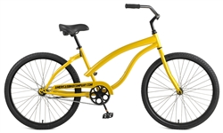 ABC Heavy Duty Womens Cruiser Bike - Yellow